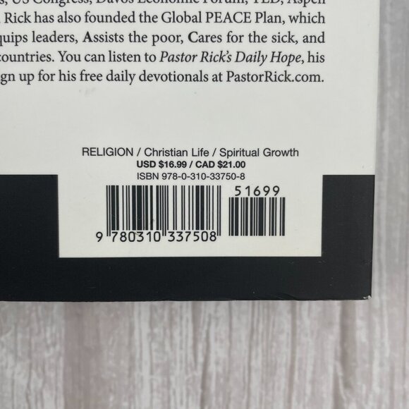 📚 3/$25 What on Earth am I Here For by Rick Warren - Picture 5 of 6